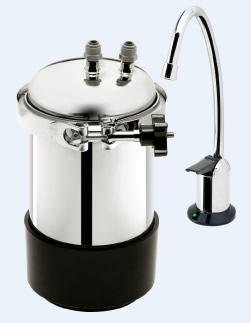 stainless 45 undercounter water filter
