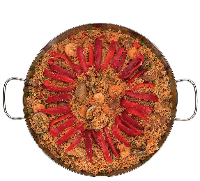 stainless paella pan