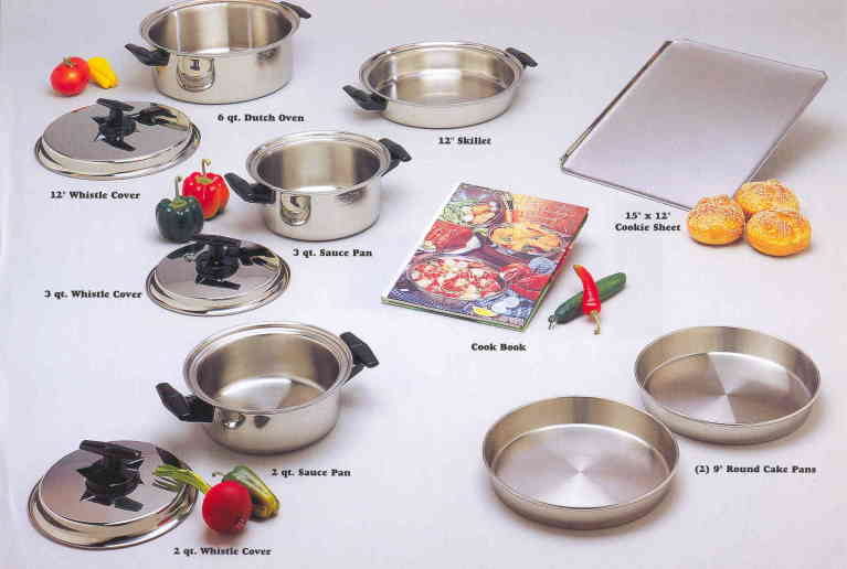 Vacumatic waterless cookware